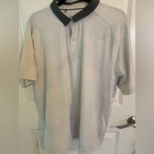 Under Armour Golf polo White/gray XL. Good condition